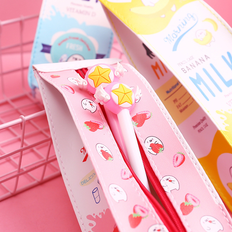 Hộp bút hình hộp sữa dễ thương