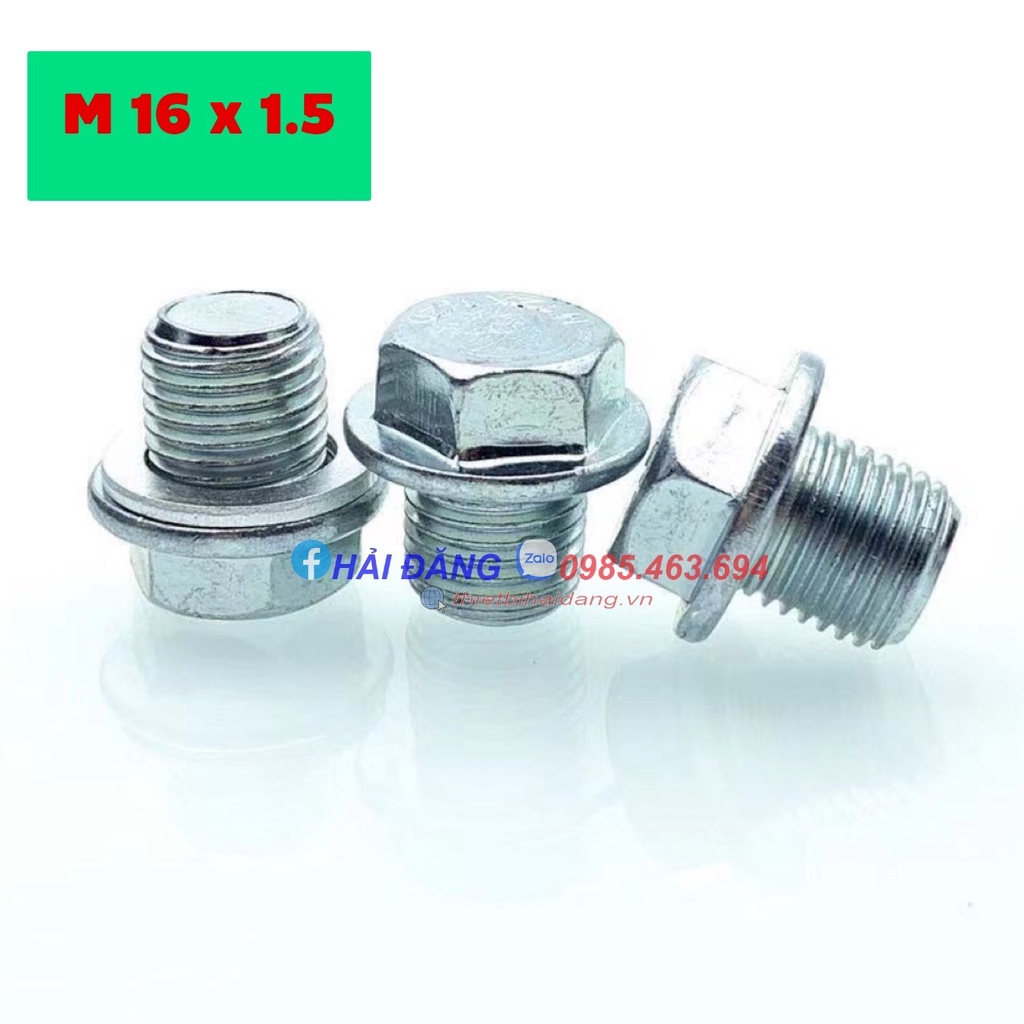 Ốc rốn dầu, ốc xả nhớt xe hơi kèm lòng đền cao cấp