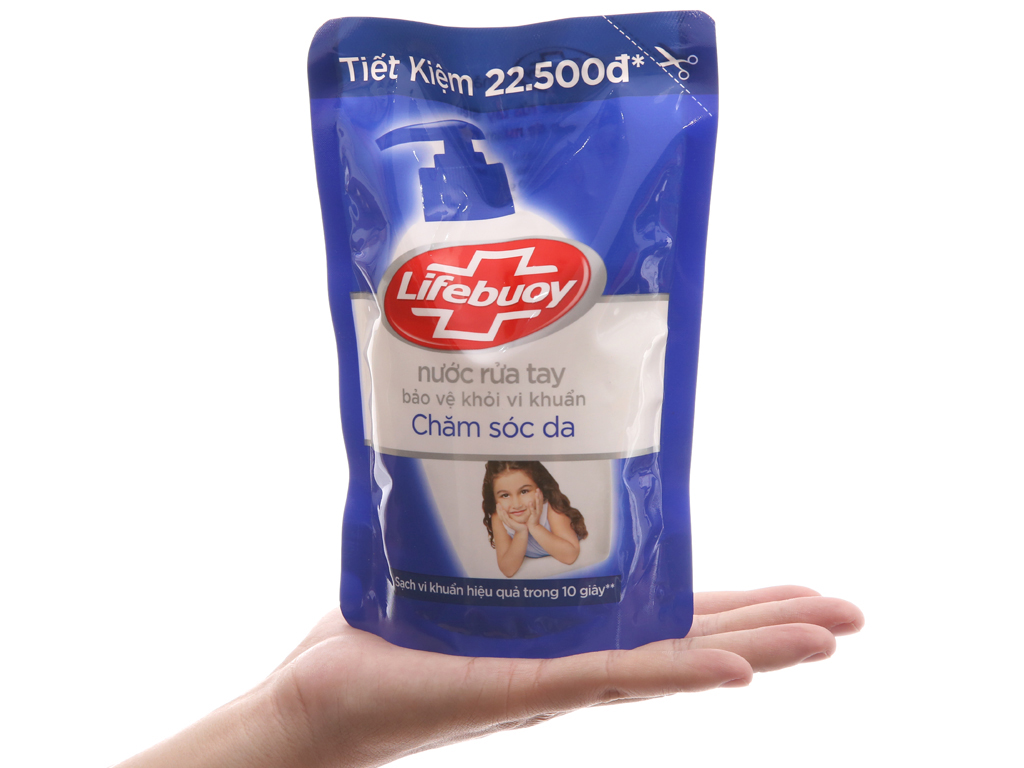 Nước rửa tay Lifebuoy chăm sóc da túi 400g
