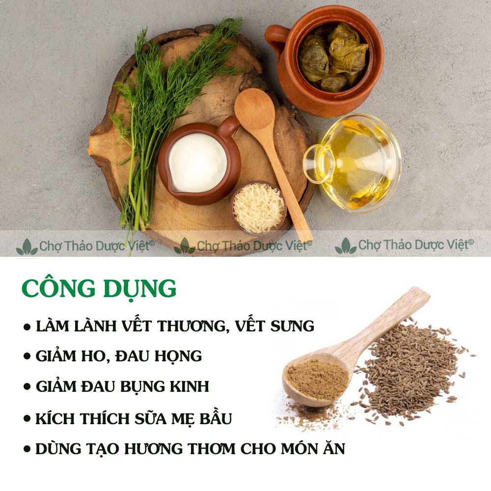Bột thì là nguyên chất 100g ( Bột hạt thì là Ai Cập gia vị ướp thịt nướng BBQ) - Chợ Thảo Dược Việt