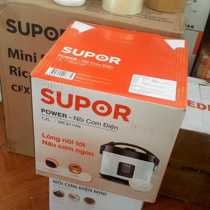 Nồi cơm điện mini Supor 1,2L SRC811VN - Nồi cơm điện cơ Supor SRC811VN 1.2L