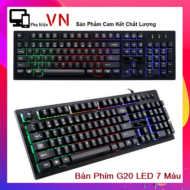 [HCM]Deal Hot Bàn phím giả cơ game G21 LED chuyên dụng 2018