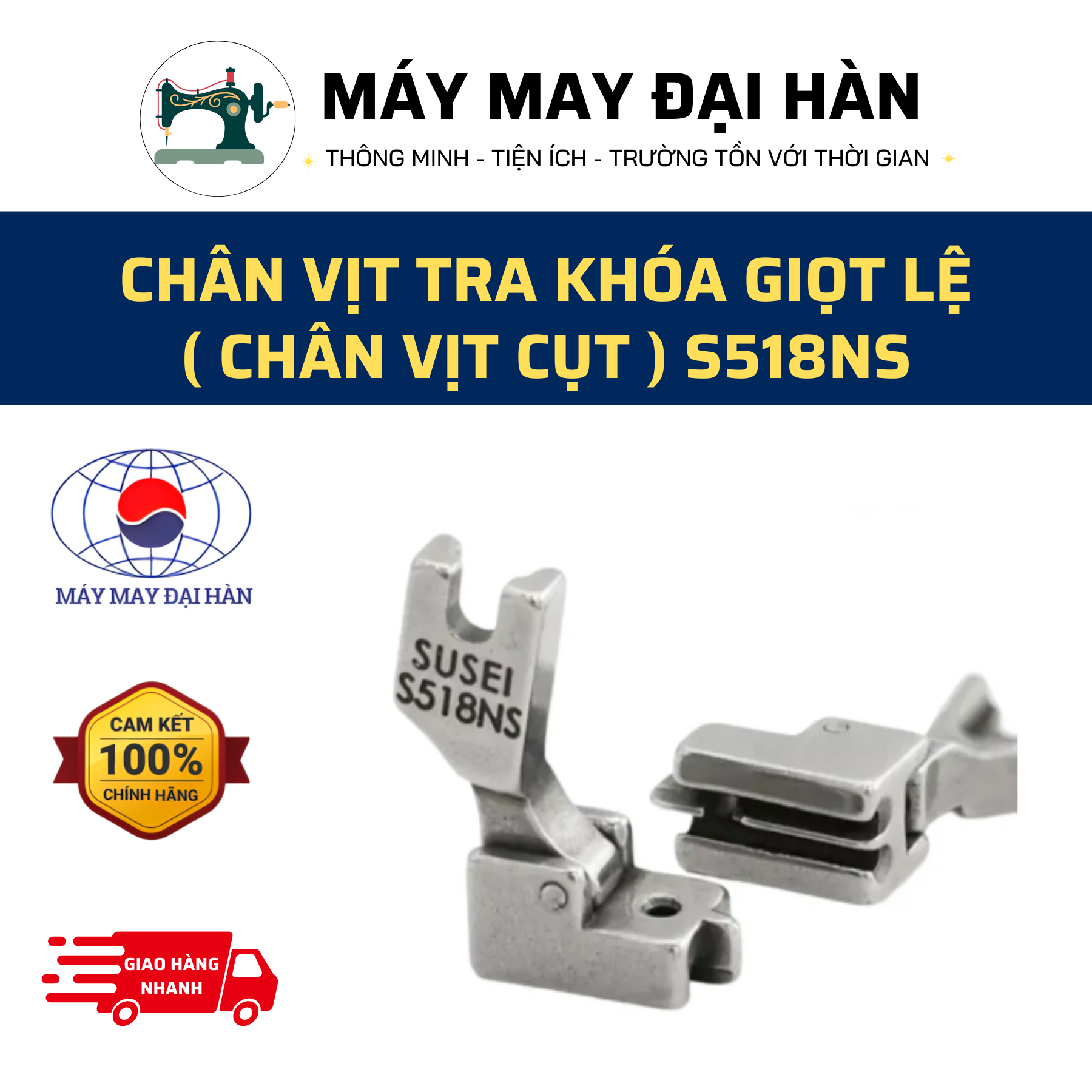 Chân vịt tra khóa giọt lệ s518ns