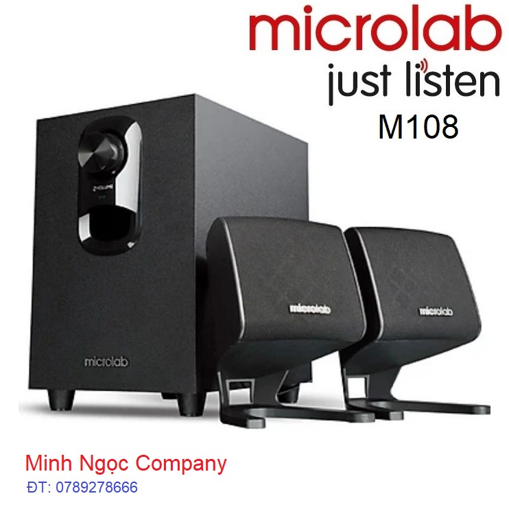 Loa Microlab M108 2.1 - Hàng chuẩn  bảo hành 12 tháng