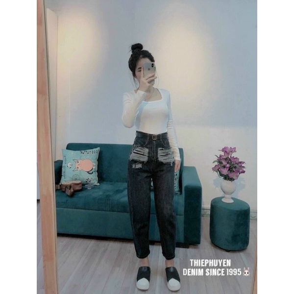 Quần Baggy Rách 2 Túi siêu hót