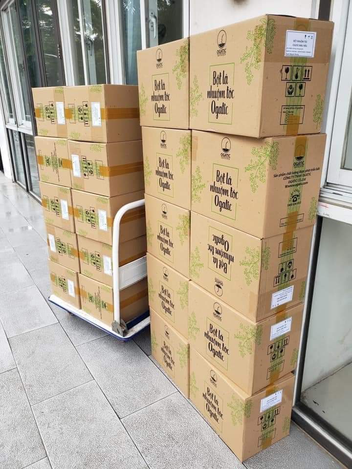 bột lá nhuộm tóc ogatic