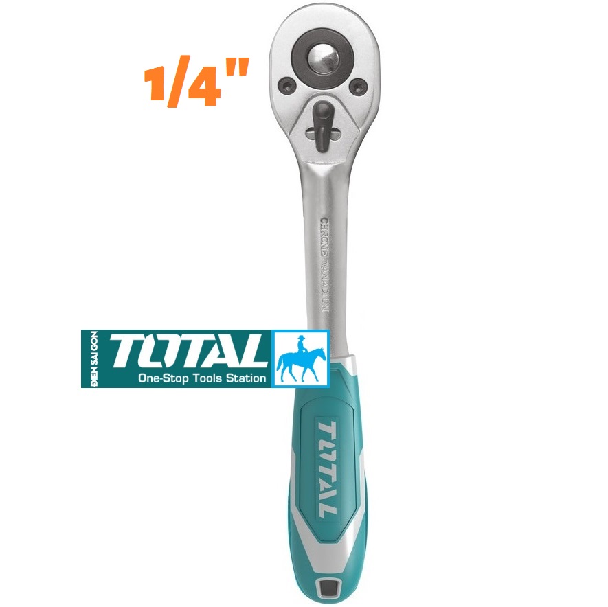 Cờ lê lực cần siết 2 chiều 1/4 1/2 INGCO TOTAL HRTH0814