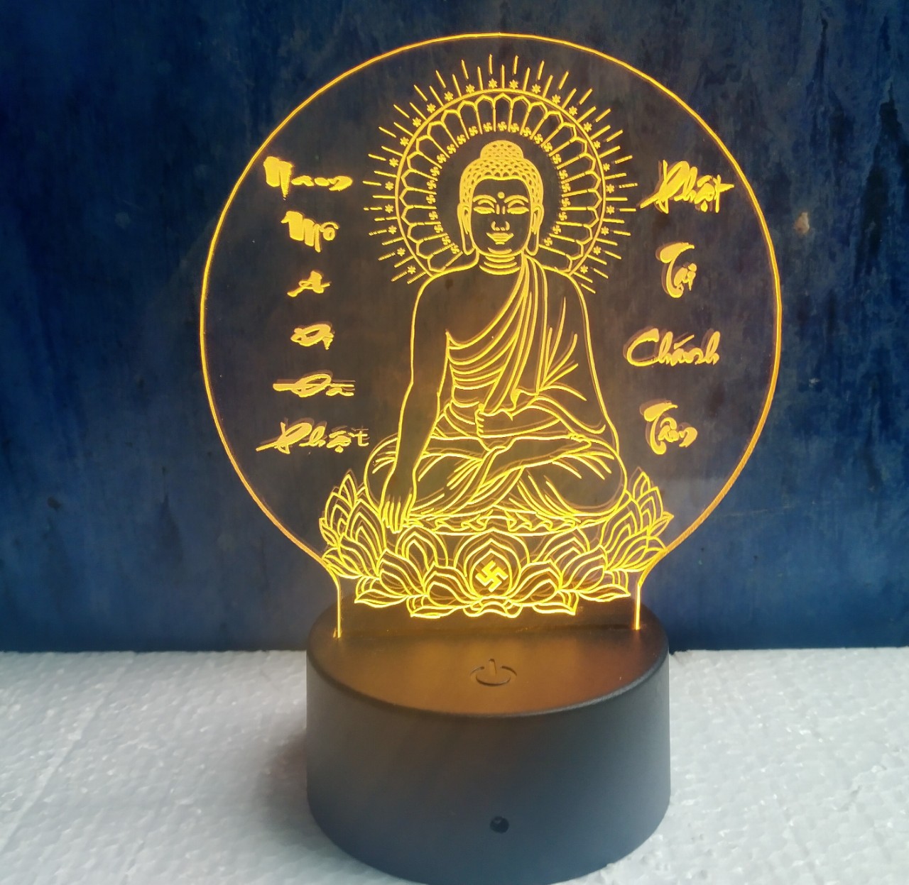 Đèn ngủ 3D phật, đèn thờ , quà tặng trang trí .