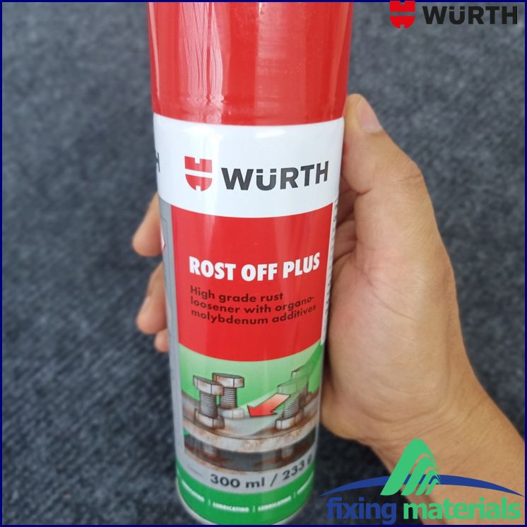 [HCM]Chất phá gỉ sét WURTH ROST-OFF Plus dạng chai xịt 300ml/233g
