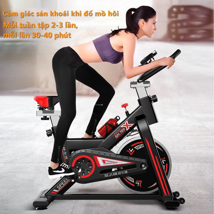 Bảng giá Xe đạp tập gym tại nhà dụng cụ tập gym đạp xe tại nhà yên tĩnh tiện lợi nhỏ gọn