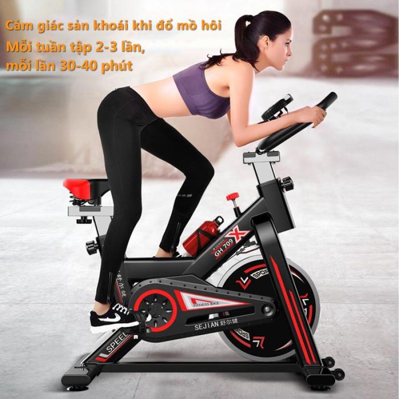 Xe đạp tập thể dục Air bike thiết kế hoàn toàn mới ,Xe đạp tập gym tại nhà dụng cụ tập gym đạp xe tại nhà yên tĩnh tiện lợi nhỏ gọn Tops Market
