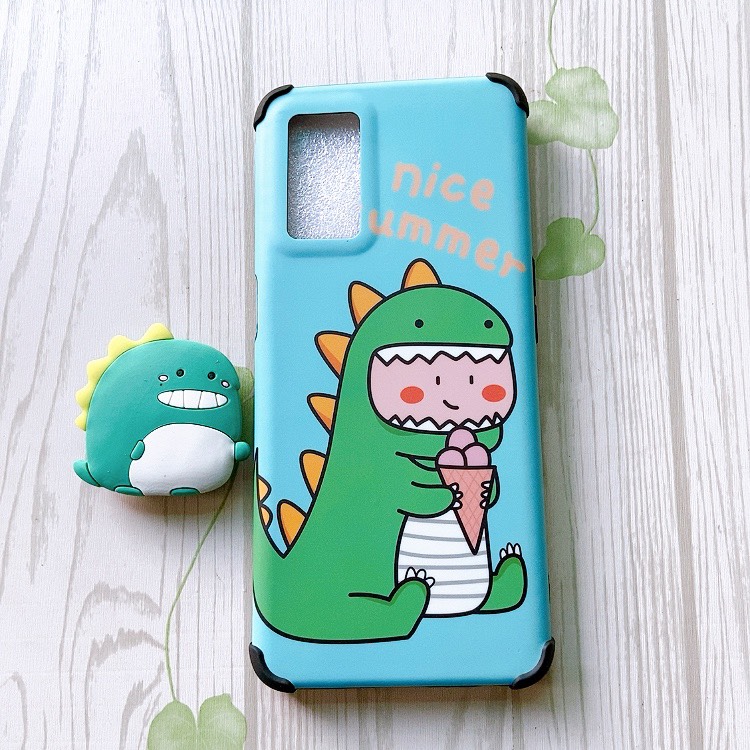 Ốp lưng idm Hàn Quốc kèm pop Oppo A55/A15/A15S