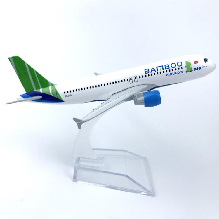 Mô hình máy bay Bamboo Airways 16cm