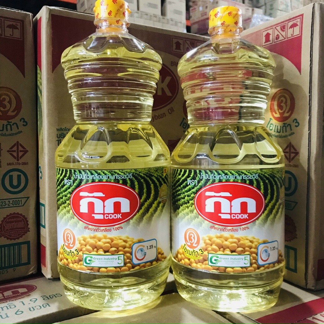 [HCM]DẦU NÀNH 100% COOK THÁI LAN 2L