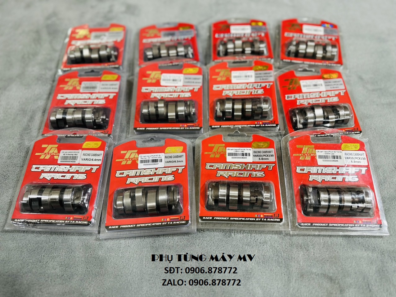 Cam TA size 5.6/5.8/6.3/6.4li dành cho xe Vario Click