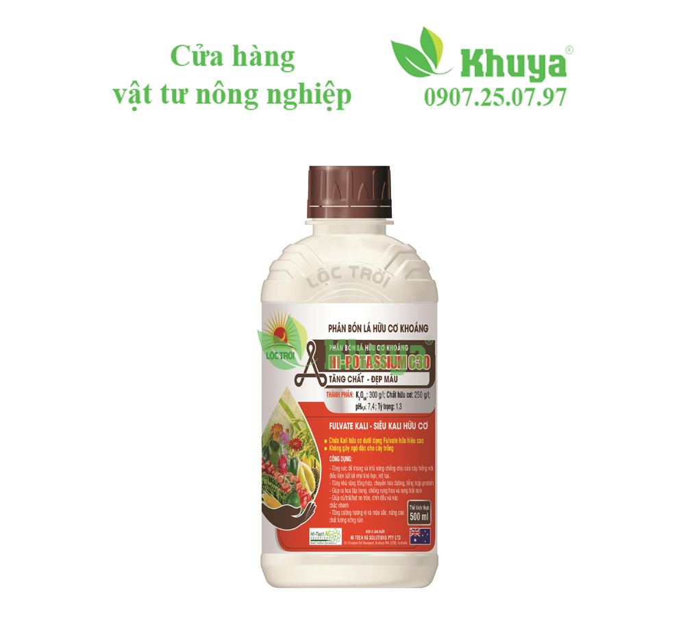 Phân bón hữu cơ cao cấp Hi-Potassium C30