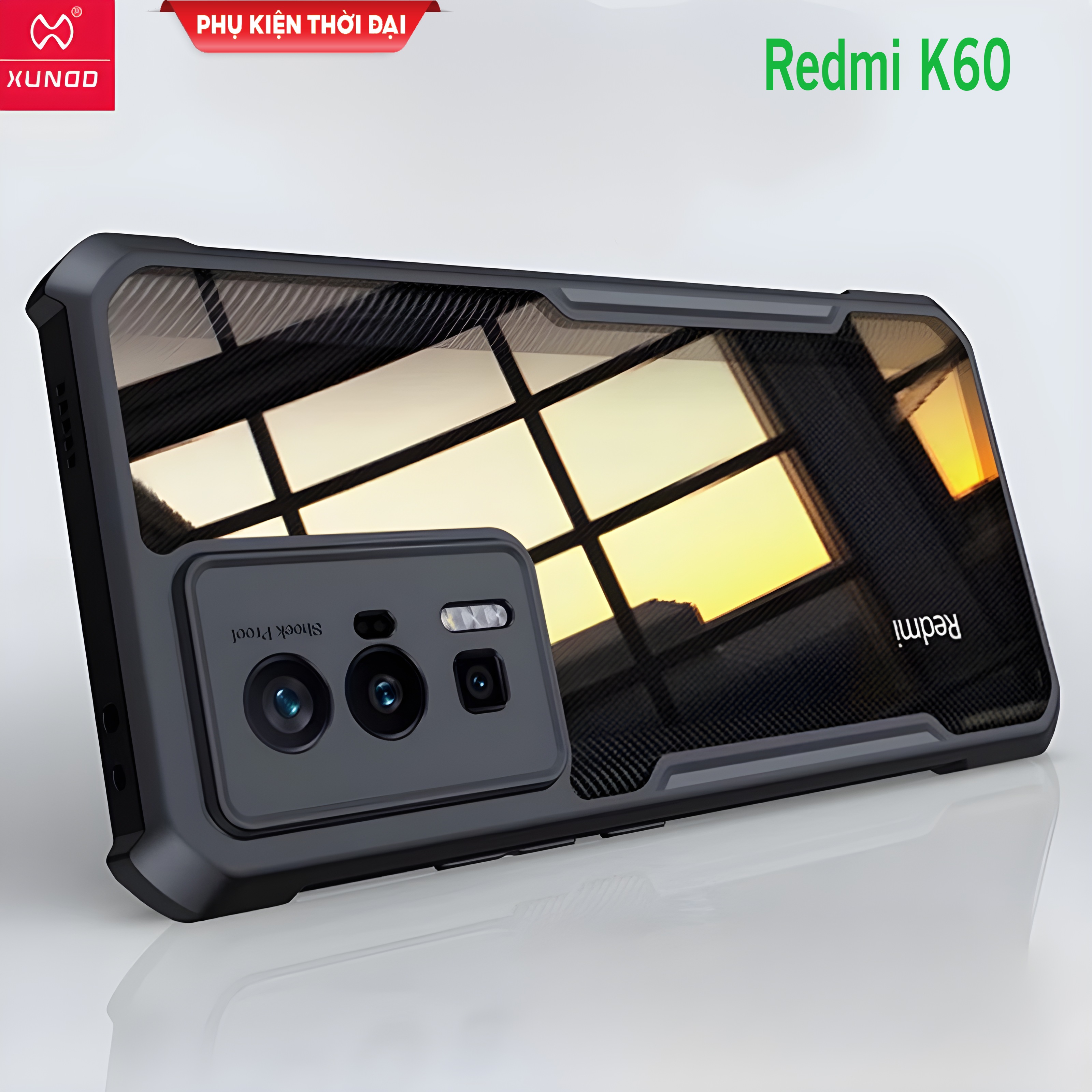 Ốp lưng Xiaomi Redmi K60 / K60 Pro / Poco F5 Pro / K70E hiệu Xundd lưng trong viền màu chống ố vàng