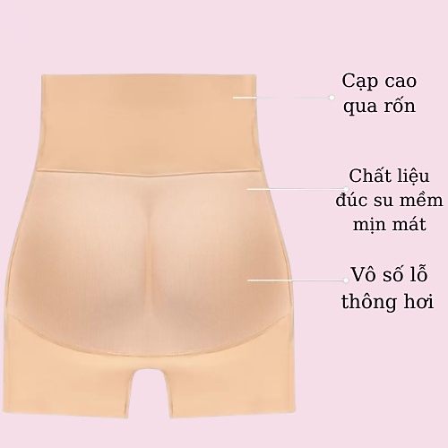 Quần độn mông su gen bụng- Quần nâng mông chất su mát mịn