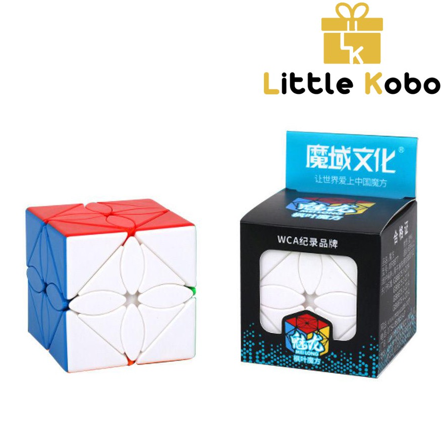 Rubik Biến Thể MFJS MeiLong Ivy Skewb Maple Leaf Skewb Stickerless Rubik Biến Thể Maple Leaves