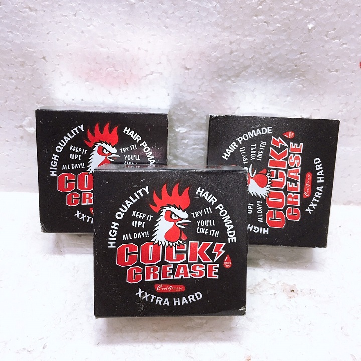 Sáp Vuốt Tóc Clay Cream Cock Crease Con Gà