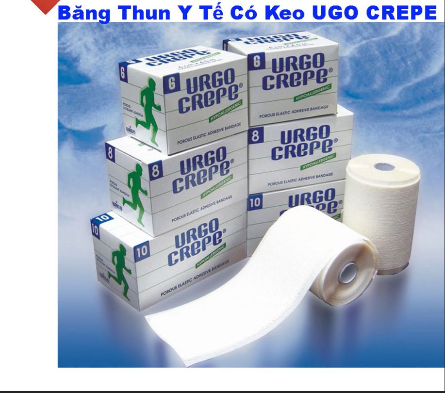 Băng Thun Có Keo Urgo Crepe 6cm,8cm,10cm