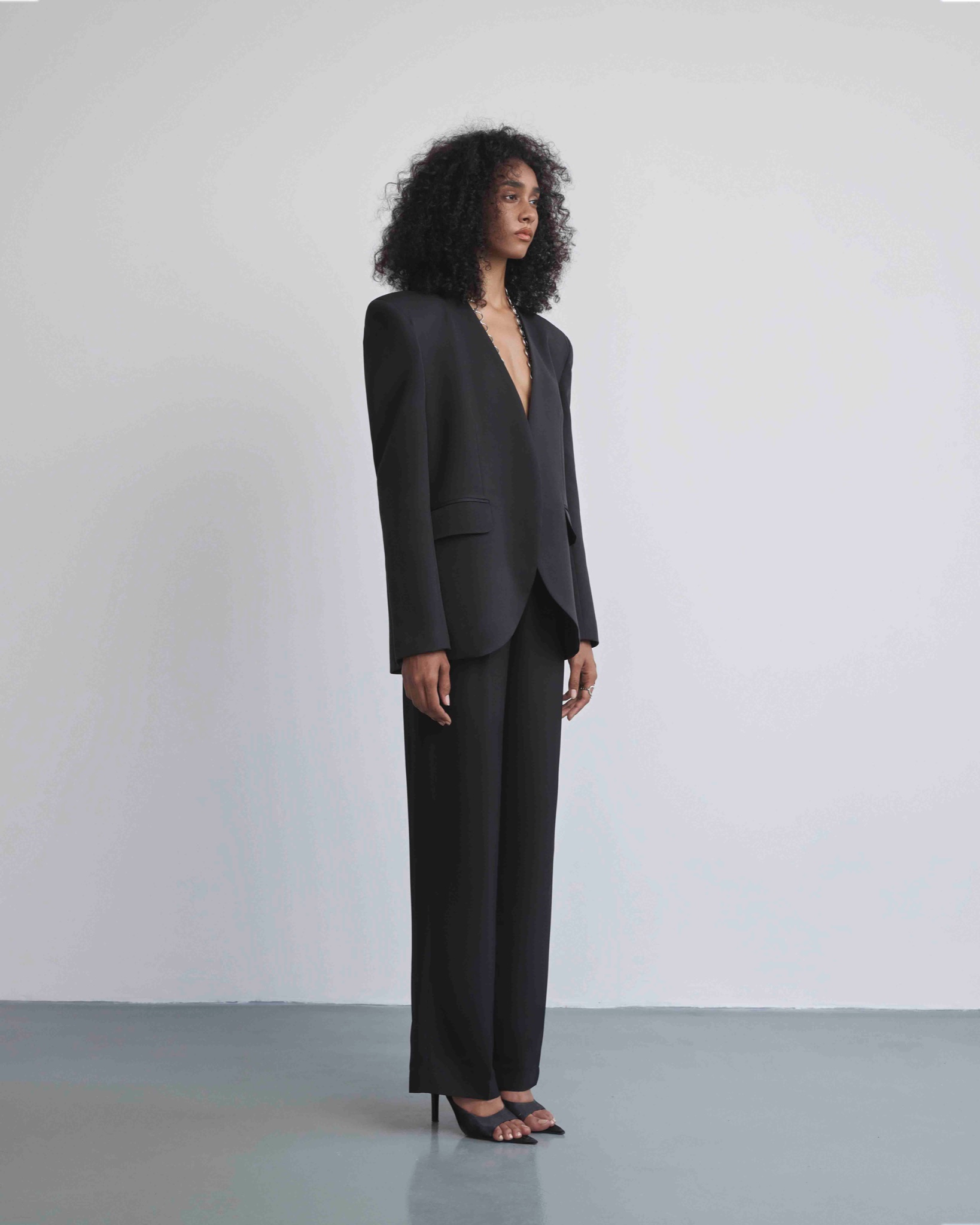 Quần Suông Darkle Pant Lưng Cao Trơn Basic | NYA STUDIO (SHOKO22-P01)