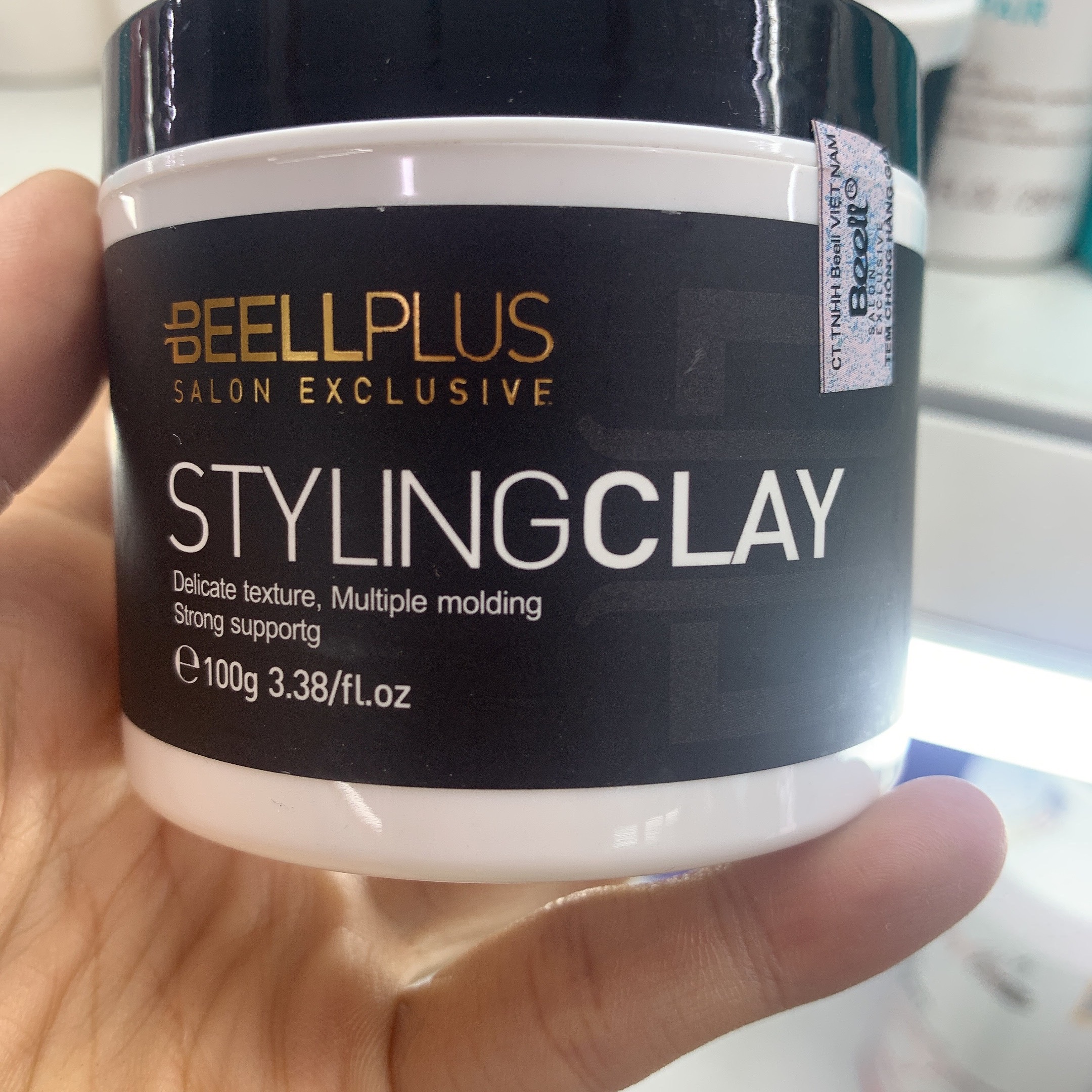(Wax) Sáp Siêu Cứng Vuốt Tóc Nam Beell Plux Styling Clay 100ml