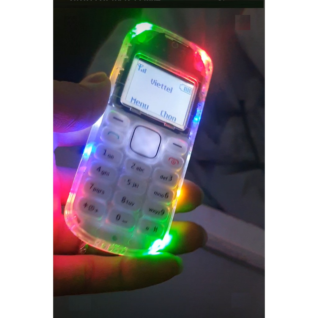 Điện Thoại Nokia 1280 Độ Led Đẹp 10 Bóng (Máy + Pin + Sạc)