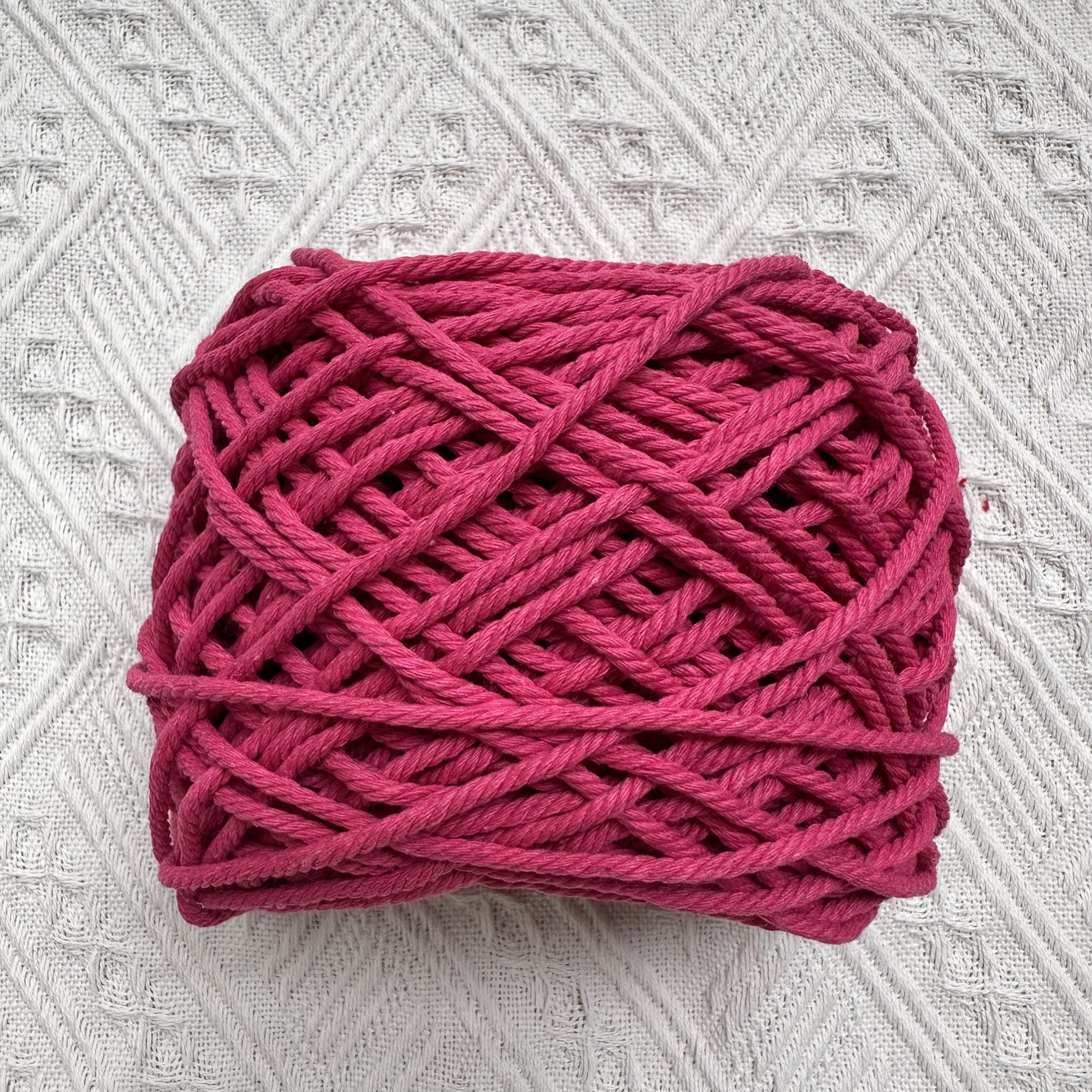 Dây thừng thắt macrame dây thừng se cotton sợi thắt mắc na 3mm