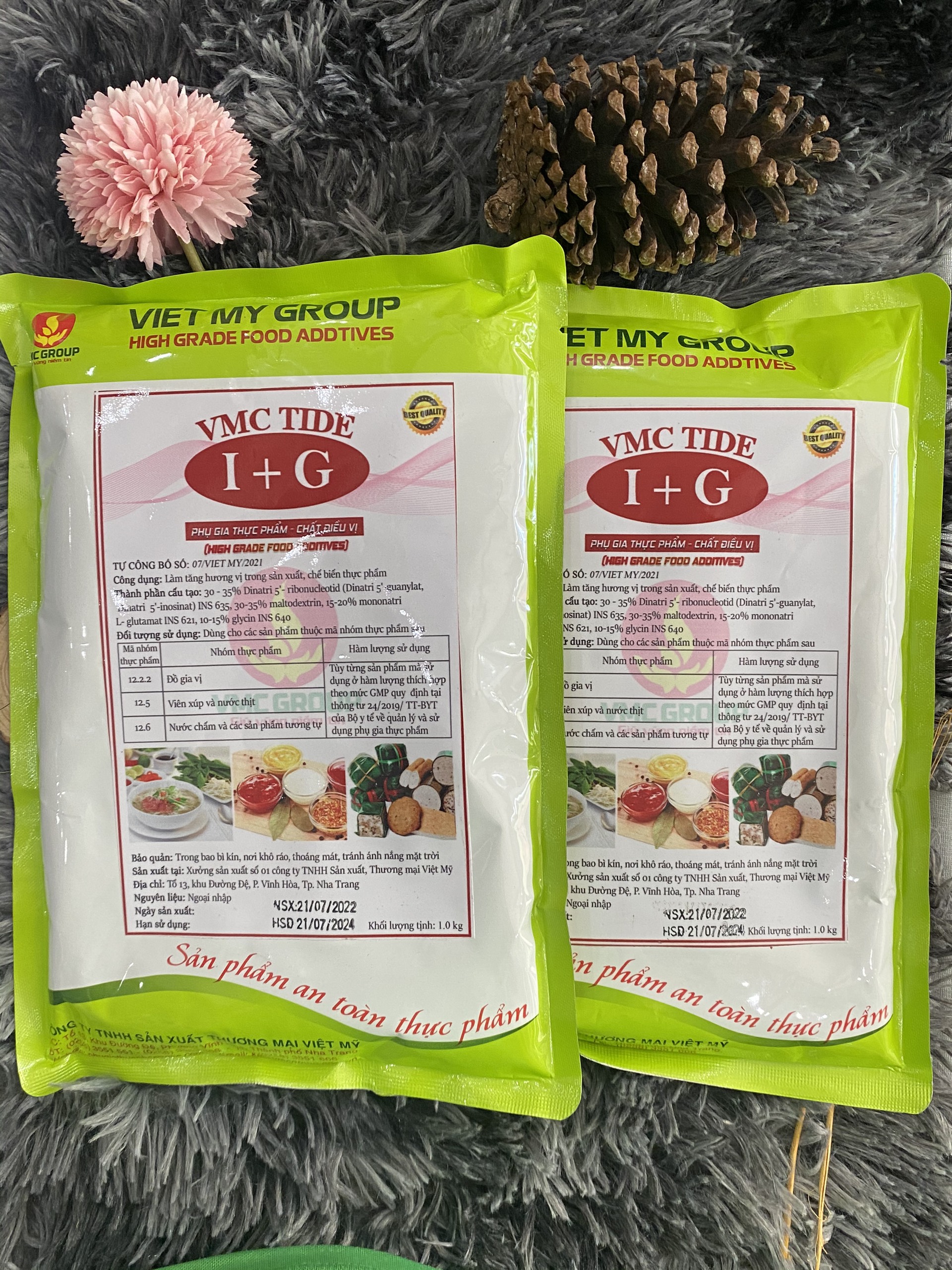 Vmc ig tide - chất điều vị tạo ngọt thay thế mì chính