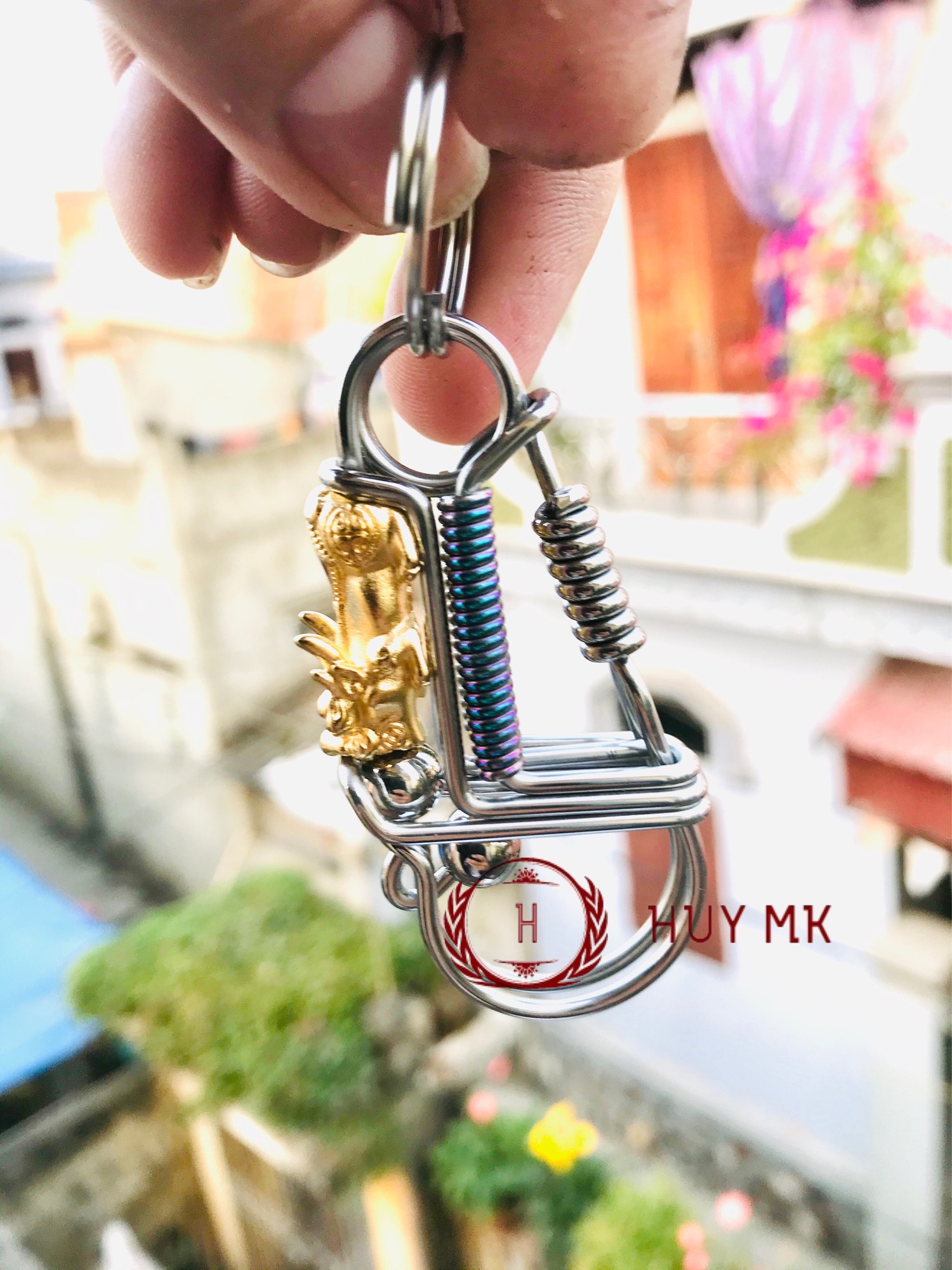 Móc khoá thủ công tỳ hưu thiên lộc cao cấp