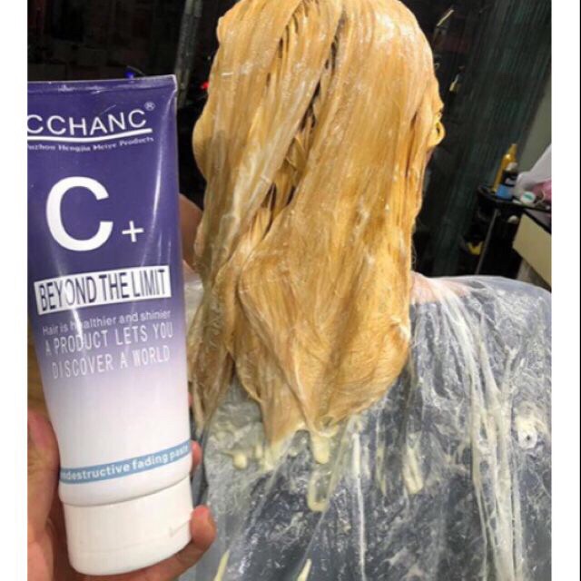 [HCM](Tặng kèm oxy ) KEM TẨY TÓC - KEM NÂNG TONE - KEM BÓC MÀU CHO TÓC C+ 400ml