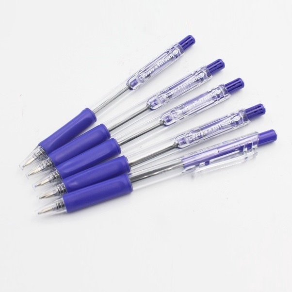 Bút bi Double A Tritouch 0.7 mm mực xanh siêu trơn