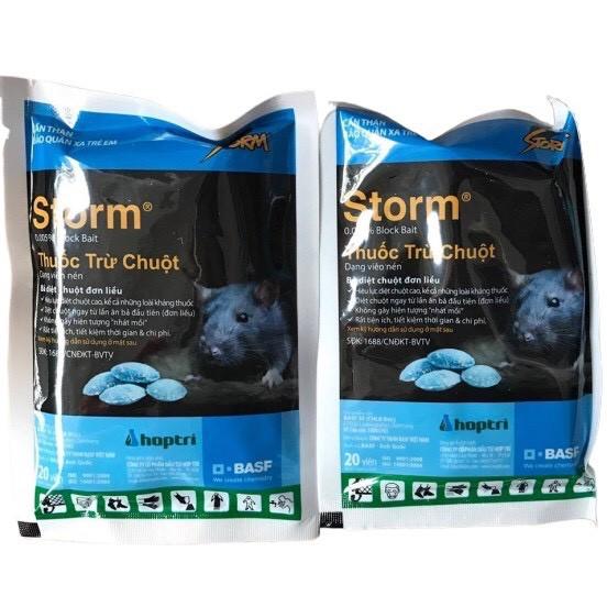 (gói 20 viên) Thuốc diệt chuột Storm - Thuốc chuột Storm
