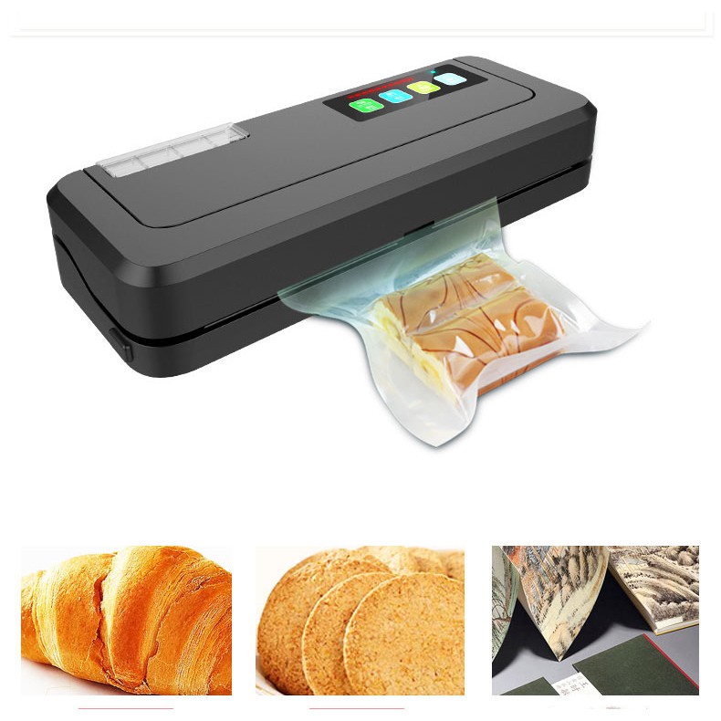 [HCM]( Tặng Kèm Túi Hút ) Máy Hút Chân Không Không Khí Không Kén Túi P290 Kéo dài thời gian bảo quản cho thực phẩm Hút đóng gói cho mọi loại thực phẩm khô - ướt - bột Tự động hàn miệng túi kín Chất lượng cao