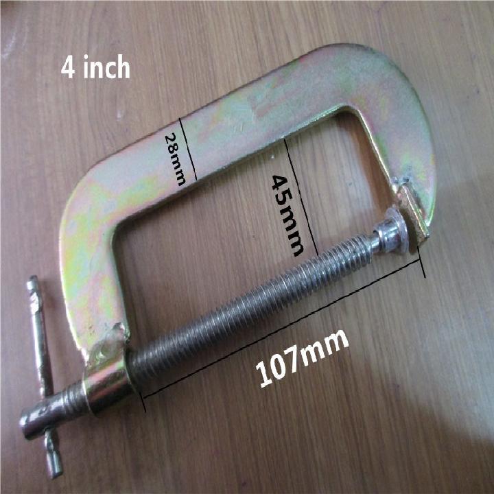 Cảo vam chữ c 4 inch kẹp max 100 mm