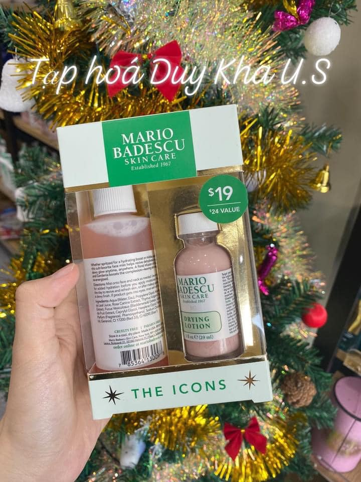 Set Xịt Chấm mụn thần thánh Mario Badescu