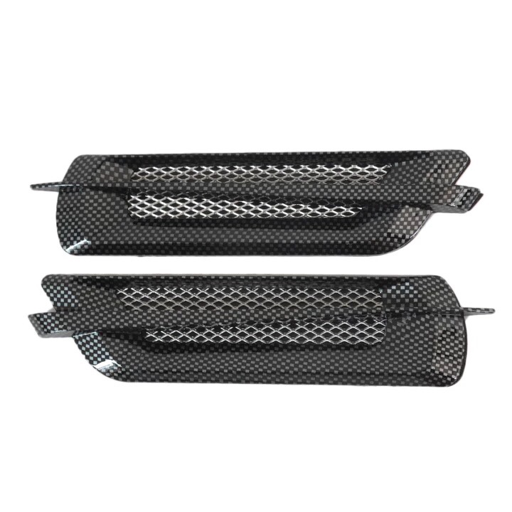 [HCM]Bộ 2 mang cá giả hốc gió ô tô MC012 (bạc)
