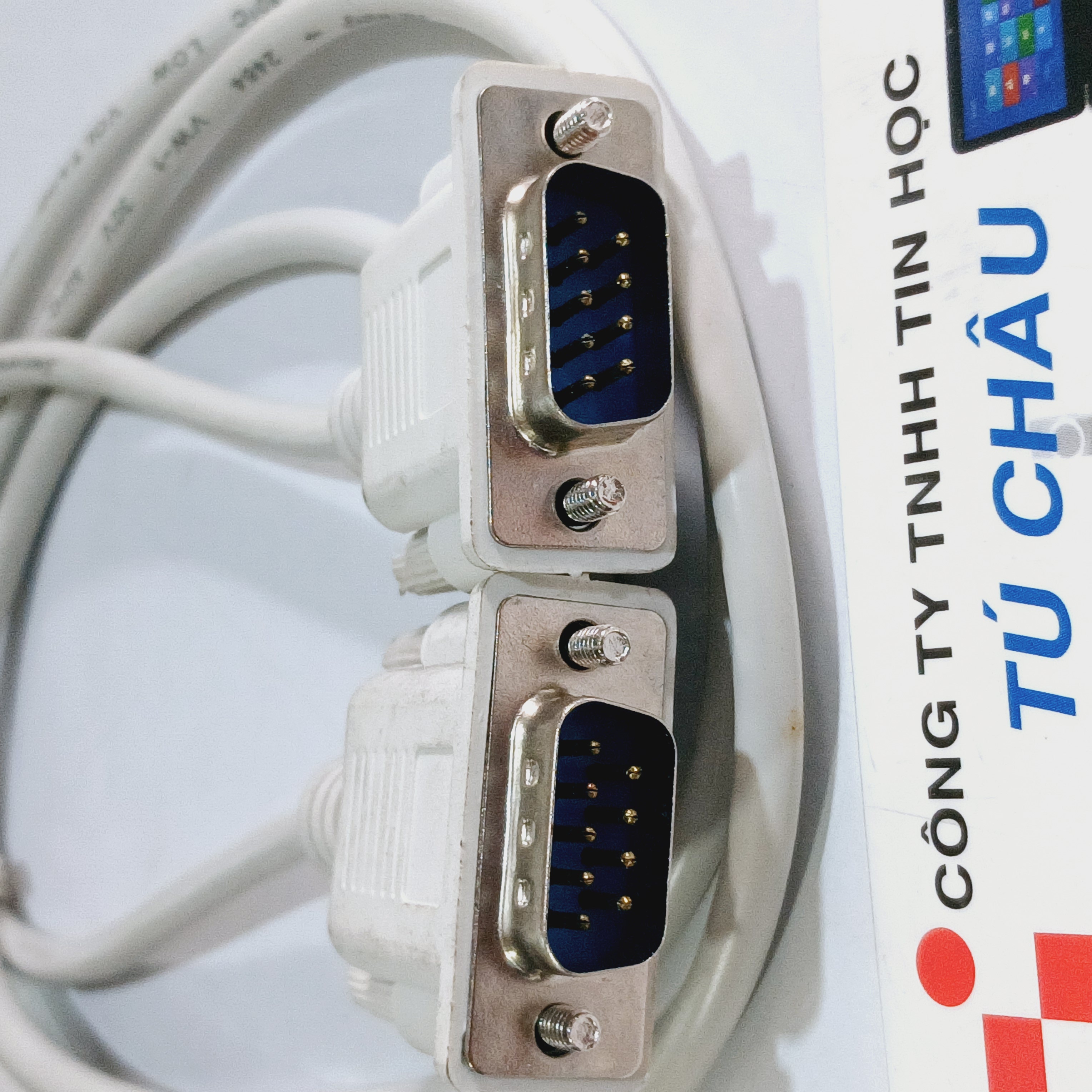Cáp Com 9 (Link Com DB9) dài 1.45M: Cáp 2 đầu Com 9 Lổ Cái (DB9F) / Cáp 2 đầu Com 9 Kim đực (DB9M)