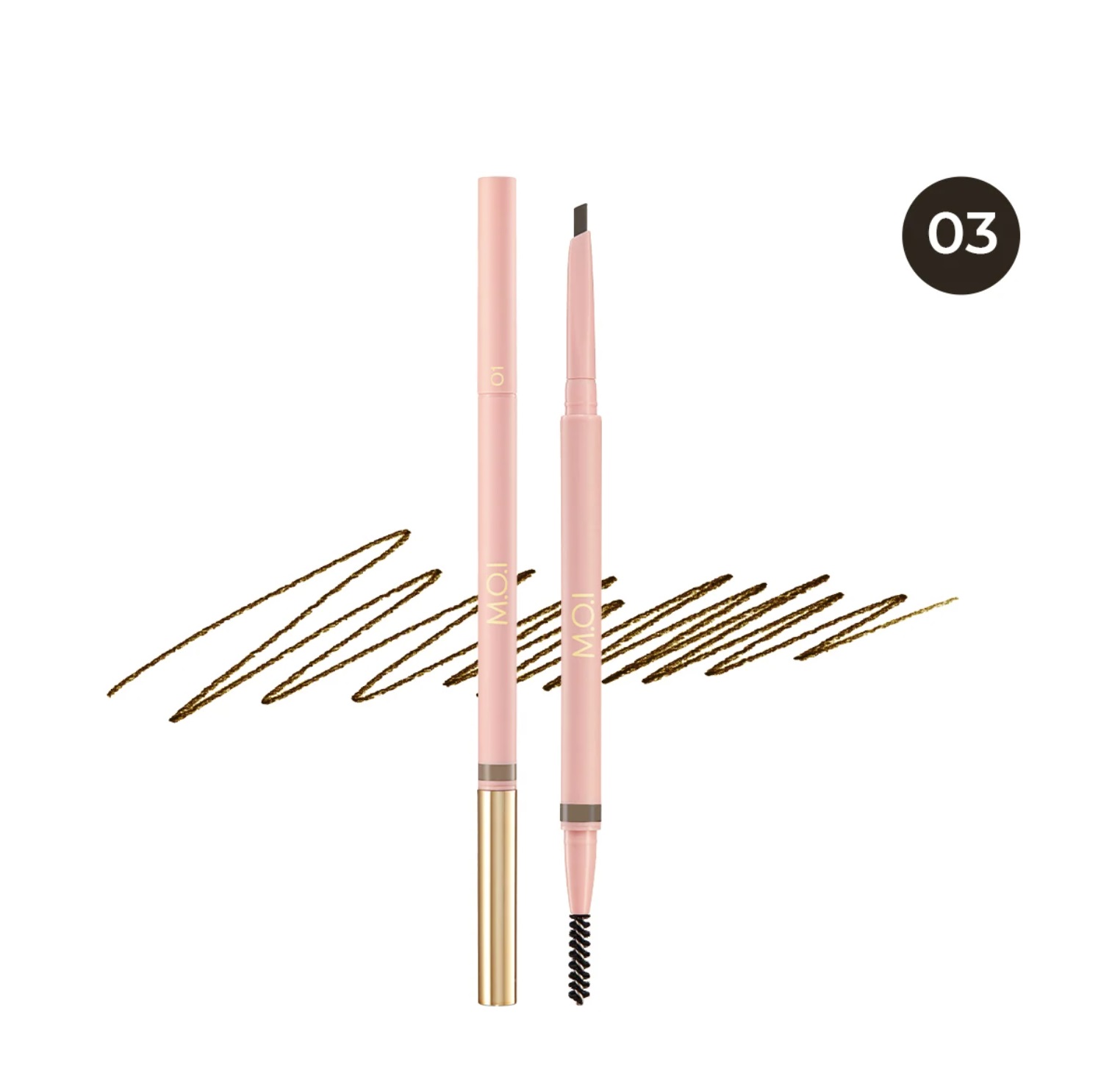 Chì kẻ mày m.o.i perfect shape eyebrow - hồ ngọc hà