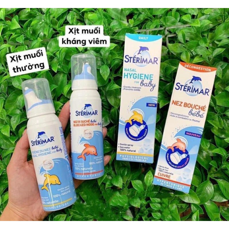 [HCM] Xịt cá heo muối biển Sterimar cá heo Pháp 100ml.