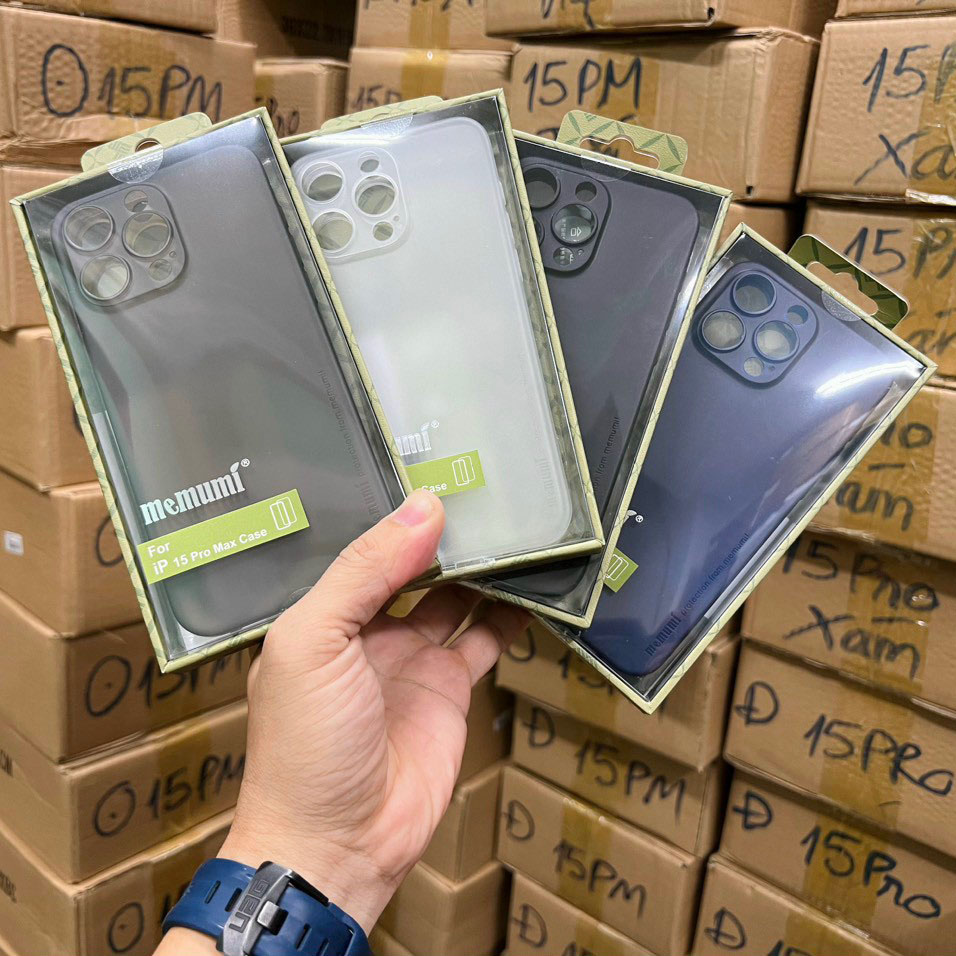 Ốp lưng iPhone 15 Series Memumi siêu mỏng chính hãng