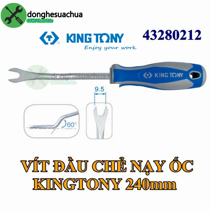 [HCM]Vít đầu chẻ nạy ốc Kingtony 43280212