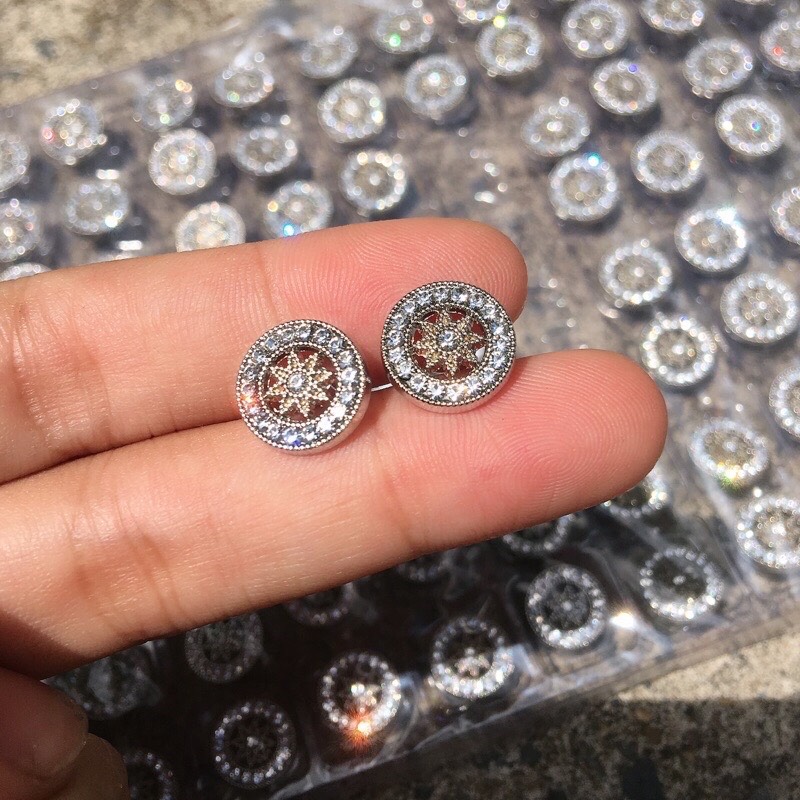 Nút cao cấp đính đá siêu sang đường kính nút 1.1cm