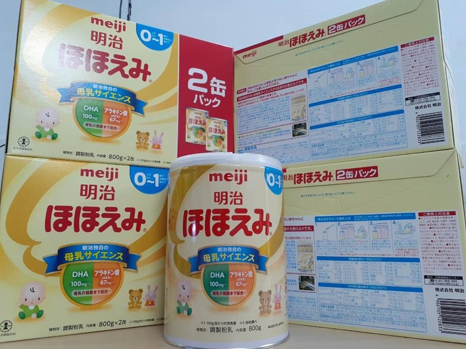 [HCM]Sữa Meiji Số 0 Lon 800g Hàng Nội Địa Nhật (Meiji 0-1)