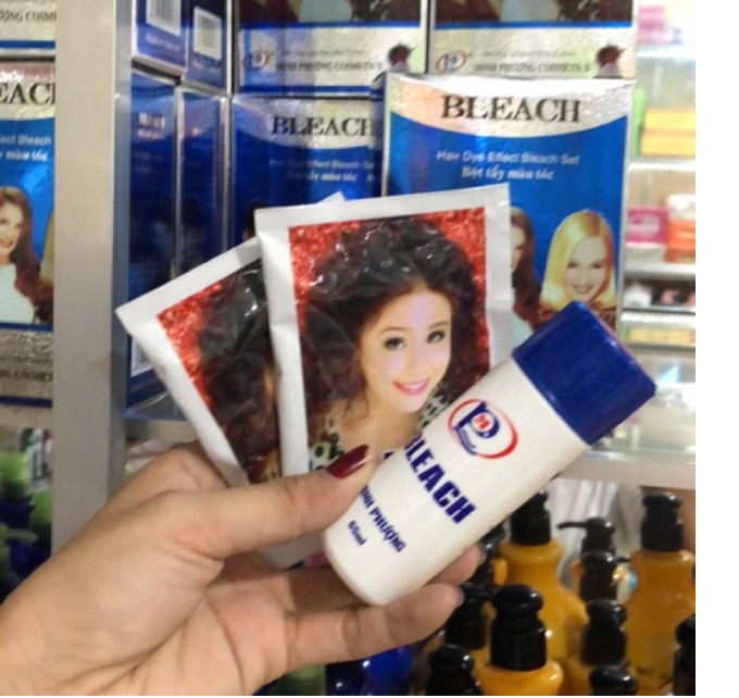 Bột Tẩy Tóc Tại Nhà