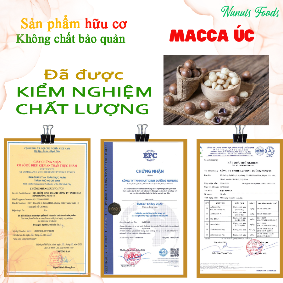 Hạt macca nứt vỏ úc, vỏ mỏng 500g shop Thúy Anh