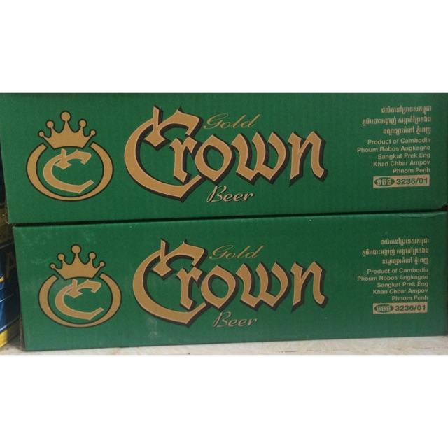Bia Crown Xanh