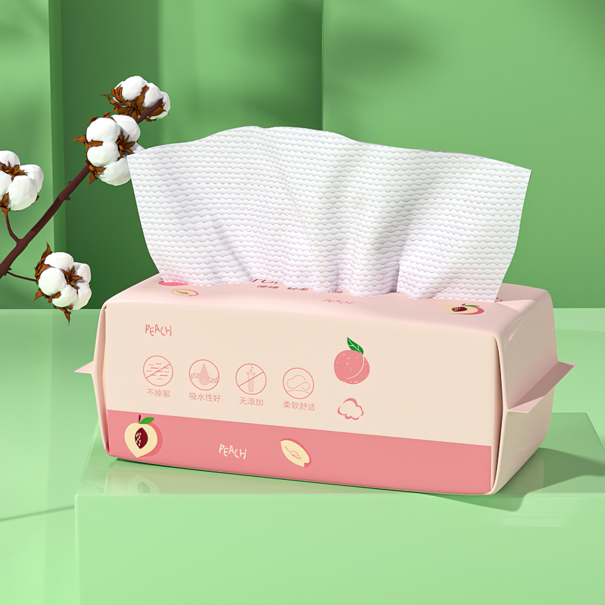 3 layers cotton makeup remover 222 pieces Cotton Pads