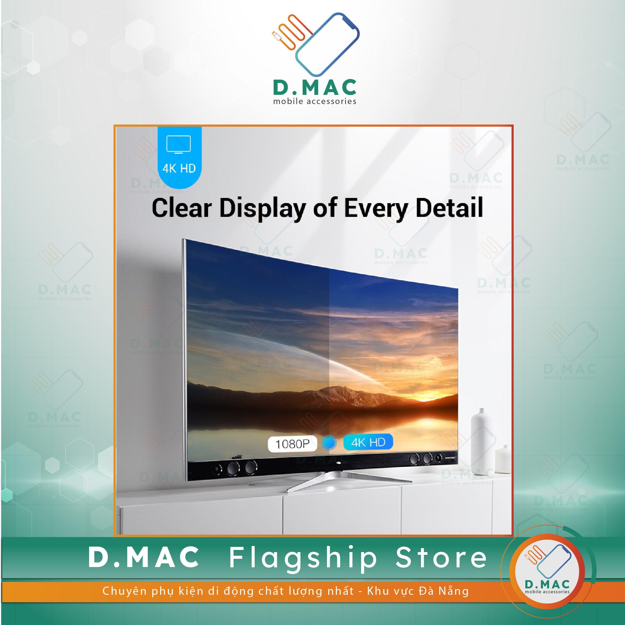 Cáp HDMI 4K 60Hz Vention  Chiều dài 2M